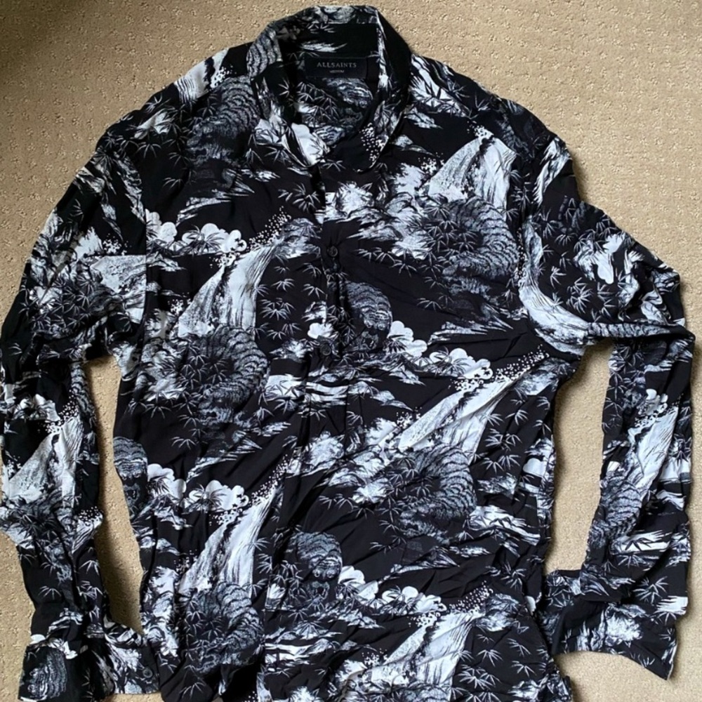 ALL SAINTS BUTTON DOWN SHIRT